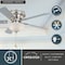 Vaxcel Expo 42 inch Flush Mount Satin Nickel Ceiling Fan with LED Light Kit F0023 - alternate 6
